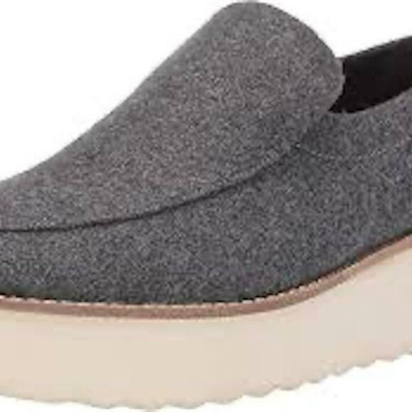 Vince Zeta Gray Felt Platform Loafers – Size 9 - Picture 2 of 10